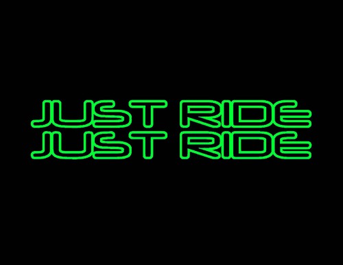 Just ride decal stickers bmx - decal,